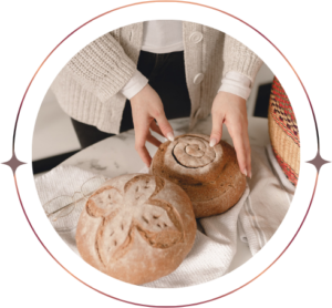 Homemade breads are some of Sitting Moon Doula's specialties when it comes to food preparation.
